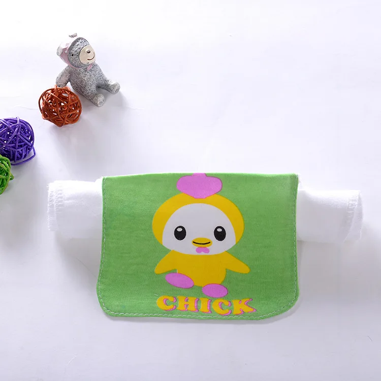 Baby Girl/Boy Sweat Absorption Square Cartoon Towel Children's Outdoor Play Wipe Pads Kids Underwear Hand Wholesaler | Мать и ребенок