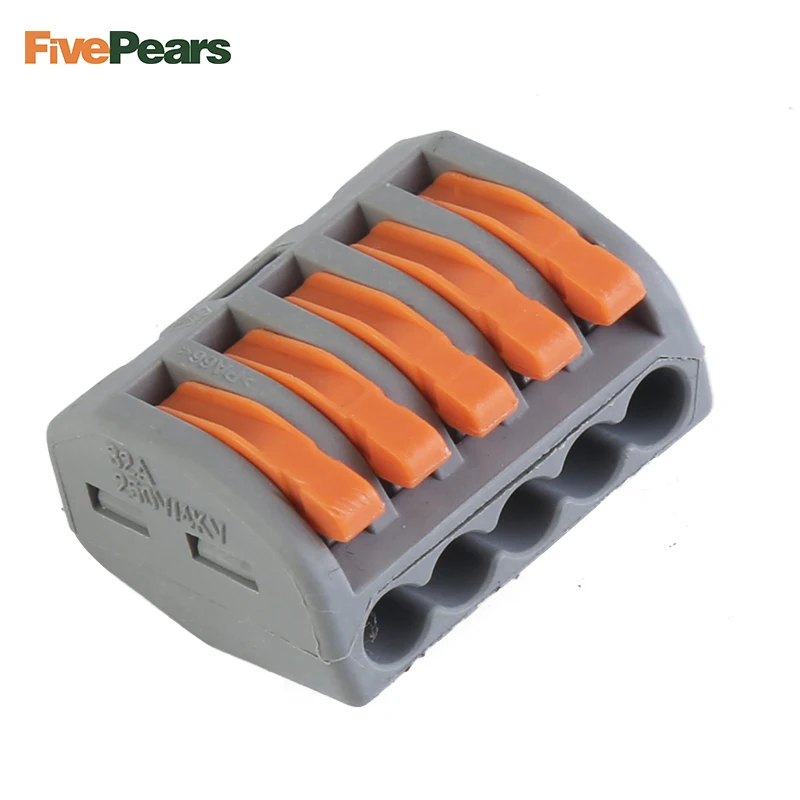 Универсальный компактный провод коннектор проводки клеммный блок с рычагом 10 шт.