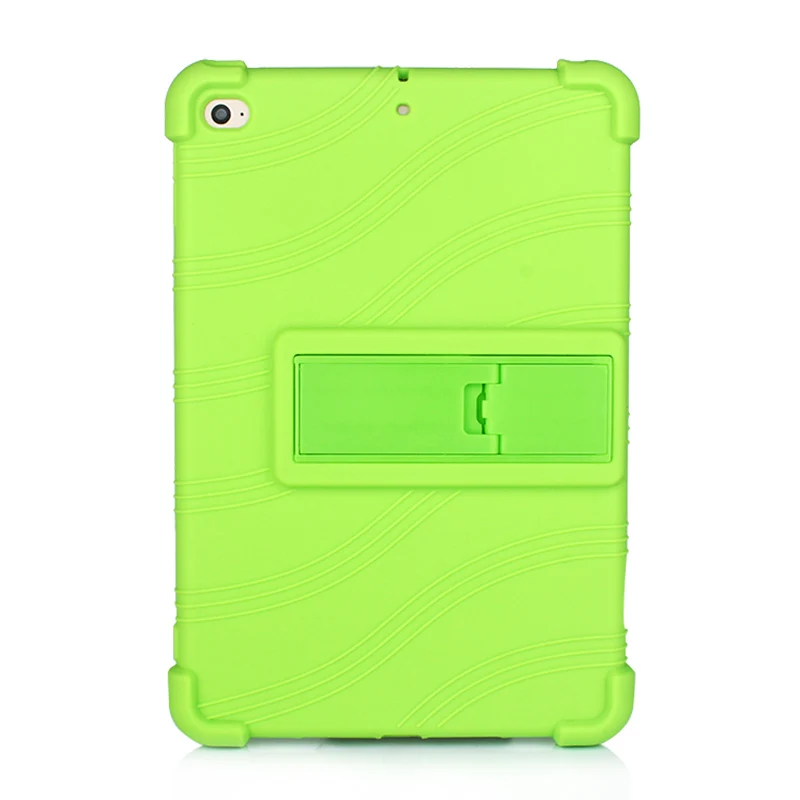 SZOXBY для Apple Ipad 5, 6, 7, 9,7 дюймов, силиконовый чехол Ipad Air 2, Ipad Pro, противоударный мягкий чехол - Цвет: Зеленый