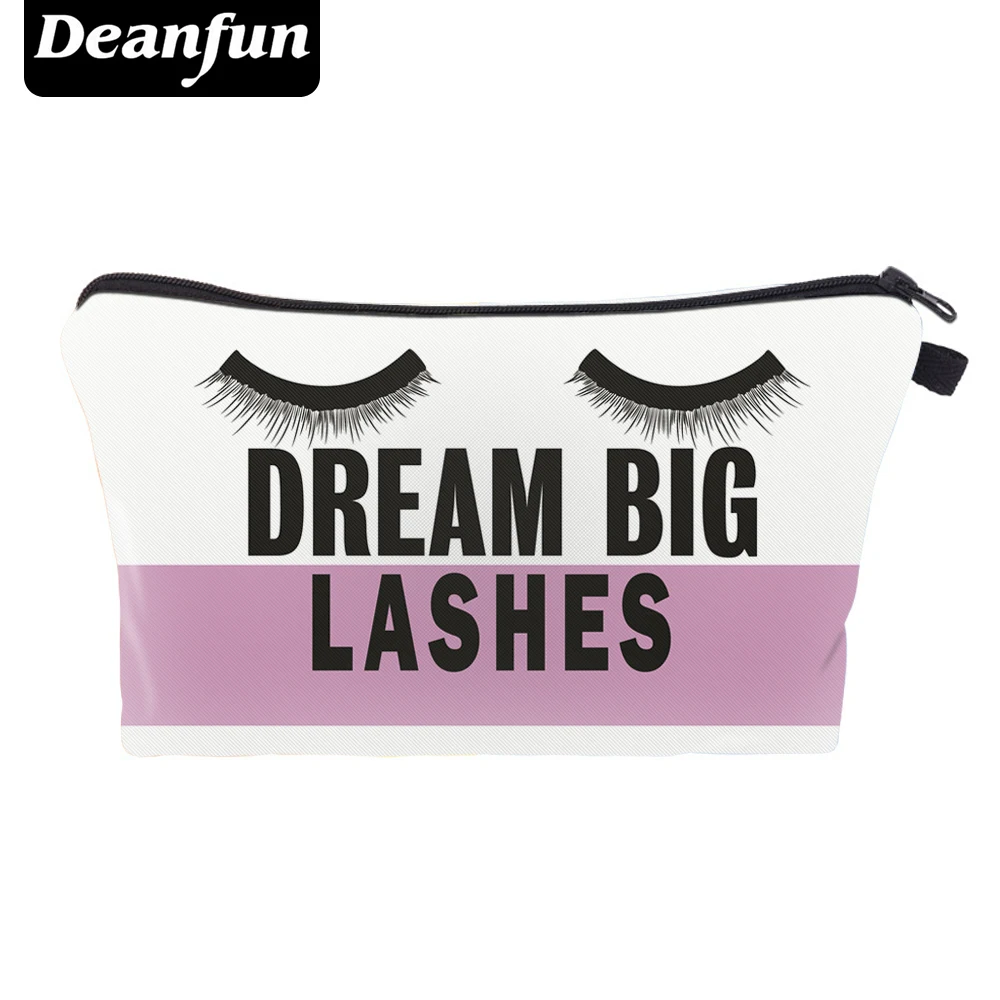 Deanfun 3D печатные Косметические Сумки Dream молния для ресниц женские Несессер женщин