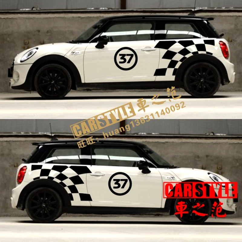 Совершенно новый Oracal стиль стикер кузова автомобиля JCW шаблон для mini cooper F56 R55 R56 R57