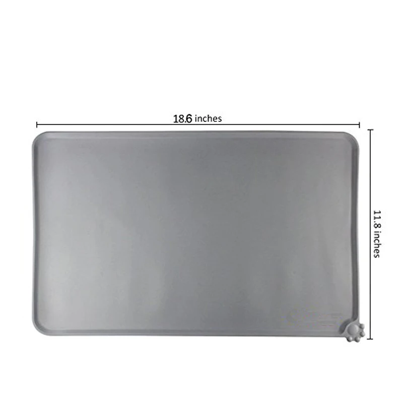 Противоскользящие собака чаша коврик силиконовый для кормления животных место