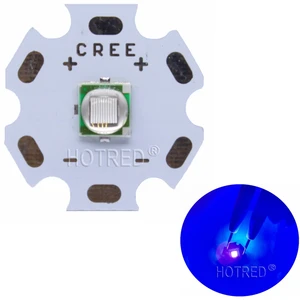 5 шт. Epileds 5050 XML XML2 T6 10 Вт УФ Фиолетовый 395nm 400nm 410nm светодиодный излучатель лампа светильник 3,4-3,8 V 2800mA с 16 мм 20 мм печатной платы