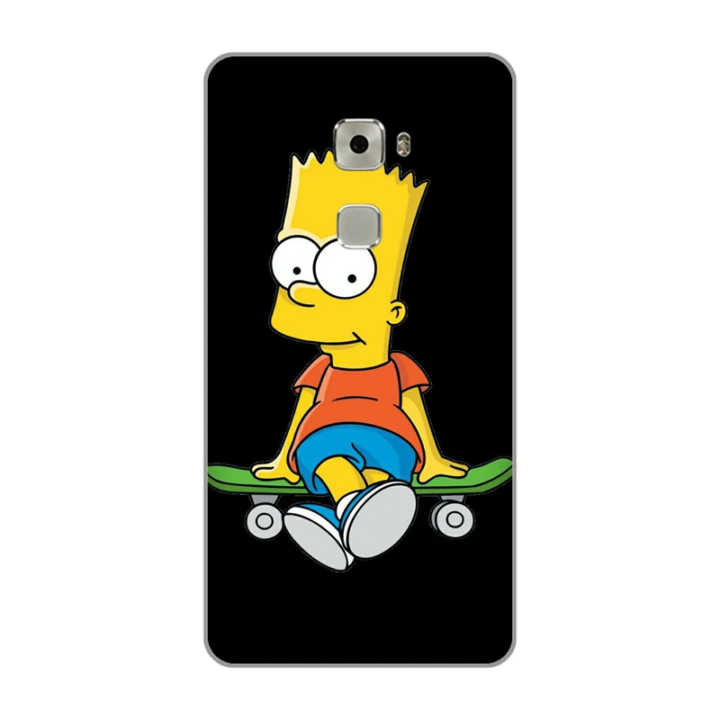 Гомер J. Симпсон Джей Мягкий ТПУ силиконовый чехол для телефона huawei G8 Honor 5C 6A 6C 6X7 7A