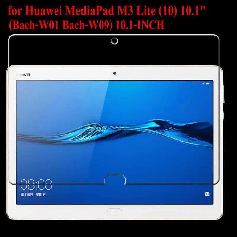 HW M3 Lite 10.1 Закаленное Стекло Экран протектор чехол пленка для Huawei MediaPad M3 Lite 10," 10 Bach-W01 Bach-W09 Стекло - Цвет: HW M3 Lite 10.1