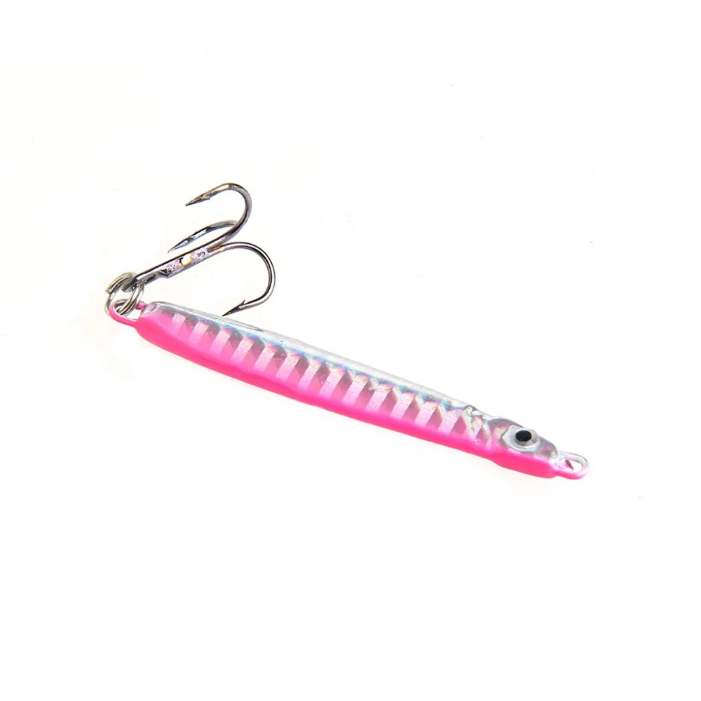 Металлическая приманка ложка 1 шт. 3 крючка 15 г для морской рыбалки|spoon bait|fishing