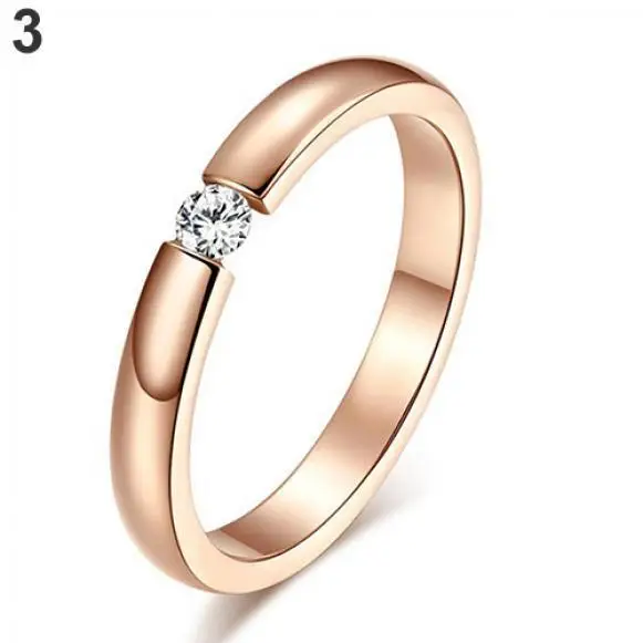 IMucci женские модные кольца из титана и стали стразы инкрустированные обручальные