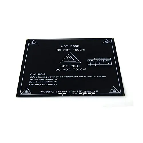 MK2B Heatbed PCB Hotbed Hot Plate 214 мм квадратная двойная мощность 12/24 в для 3D принтера Prusa Mendel