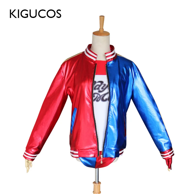 KIGUCOS костюмы для косплея Харли Квинн из аниме отряд самоубийц взрослых женщин