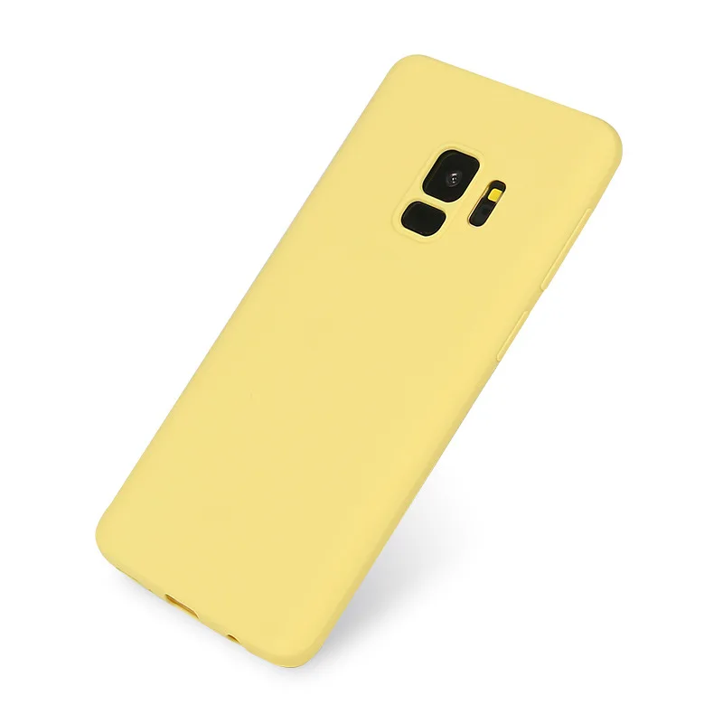 TPU чехол для Samsung Galaxy Note 9 8 5 A7 2018 S6 S7 Edge S8 S9 Plus J3 J5 J7 2016 2017 J4 + J6 EU A6 A8 Матовые чехлы с