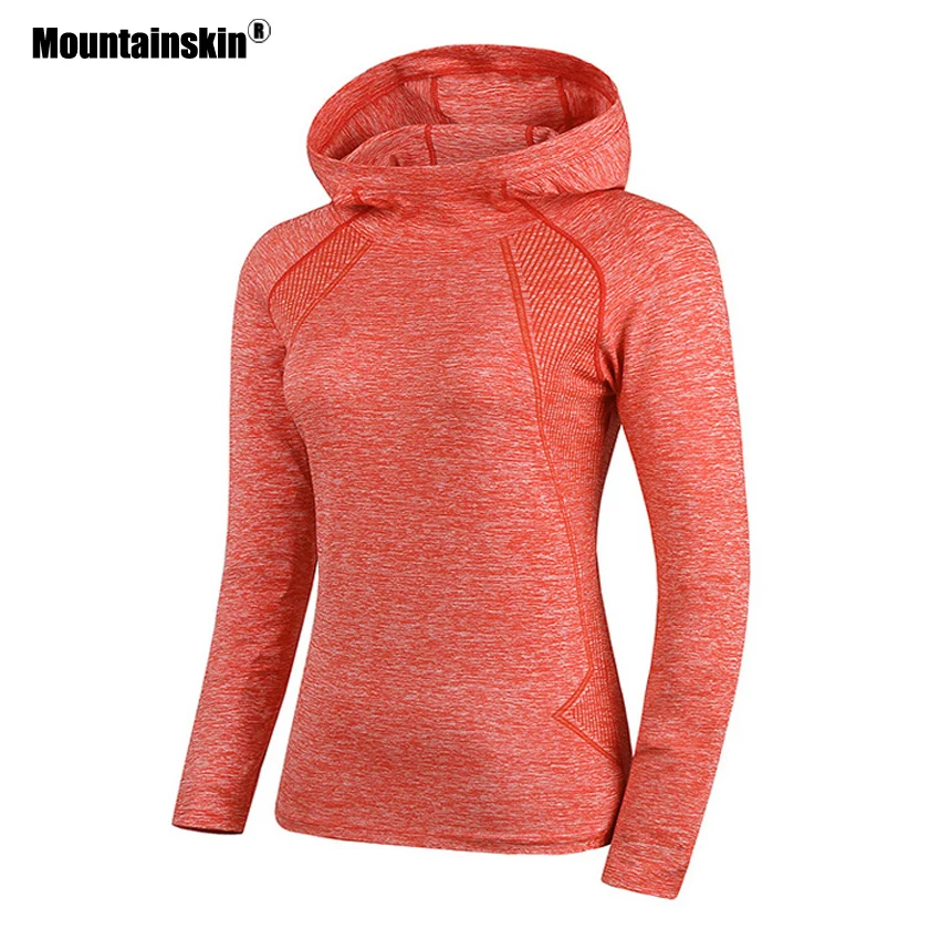 Женские быстросохнущие дышащие рубашки для йоги Mountainskin спортивный женский