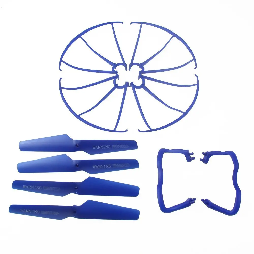 Syma X5 X5C X5C-1 RC Quadcopter Blade Propellers &amp Propeller Protectors Blades Frame Landing Skid Included Mounting Screws | Игрушки и