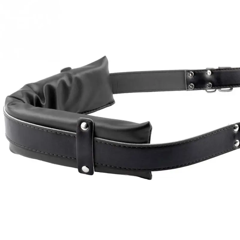 Секс-связывание для взрослых, полиуретановые наручники, открытые для ног, для шеи, м форма, открытые для ног ремни, эротический секс набор инструментов#1226