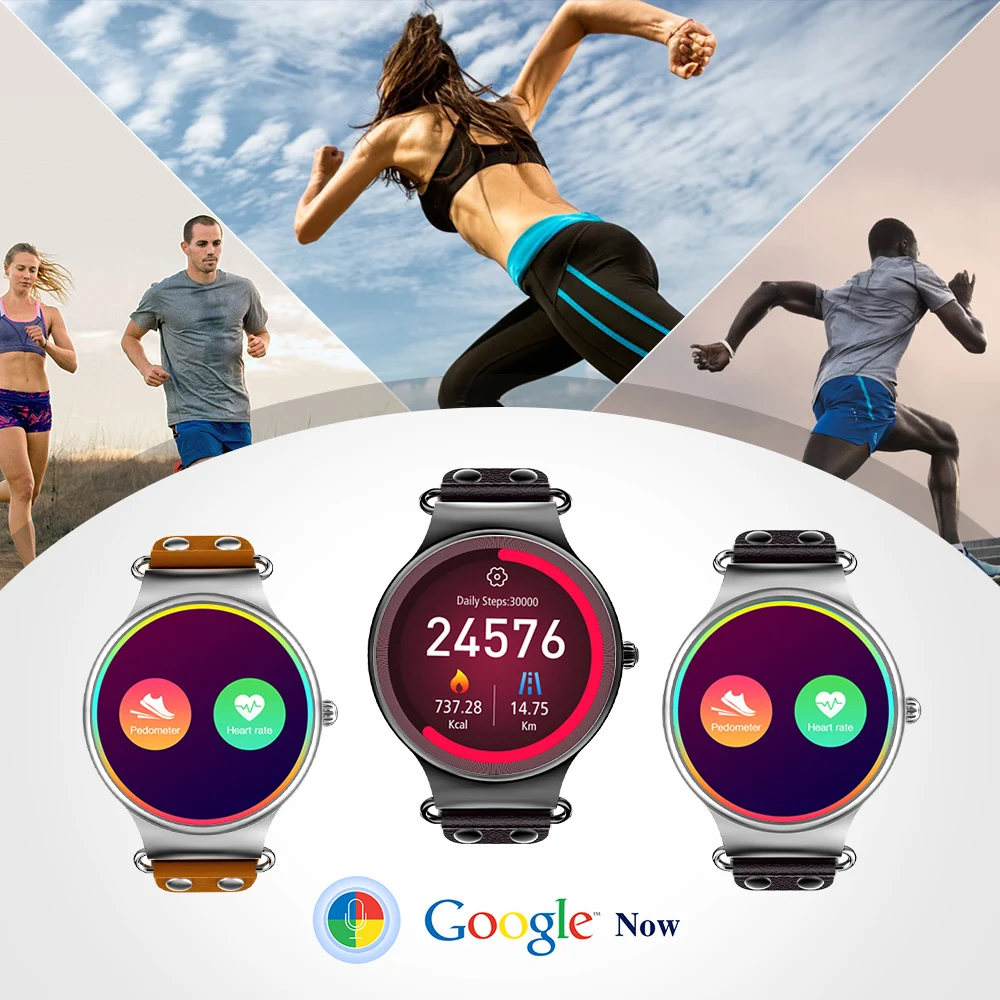 Jspb Kingwear kw98 Android 5.1 Bluetooth Smart Watch MTK6580 1.39 дюймов HD 3G WI-FI GPS сердечного ритма SmartWatch PK kw88 |