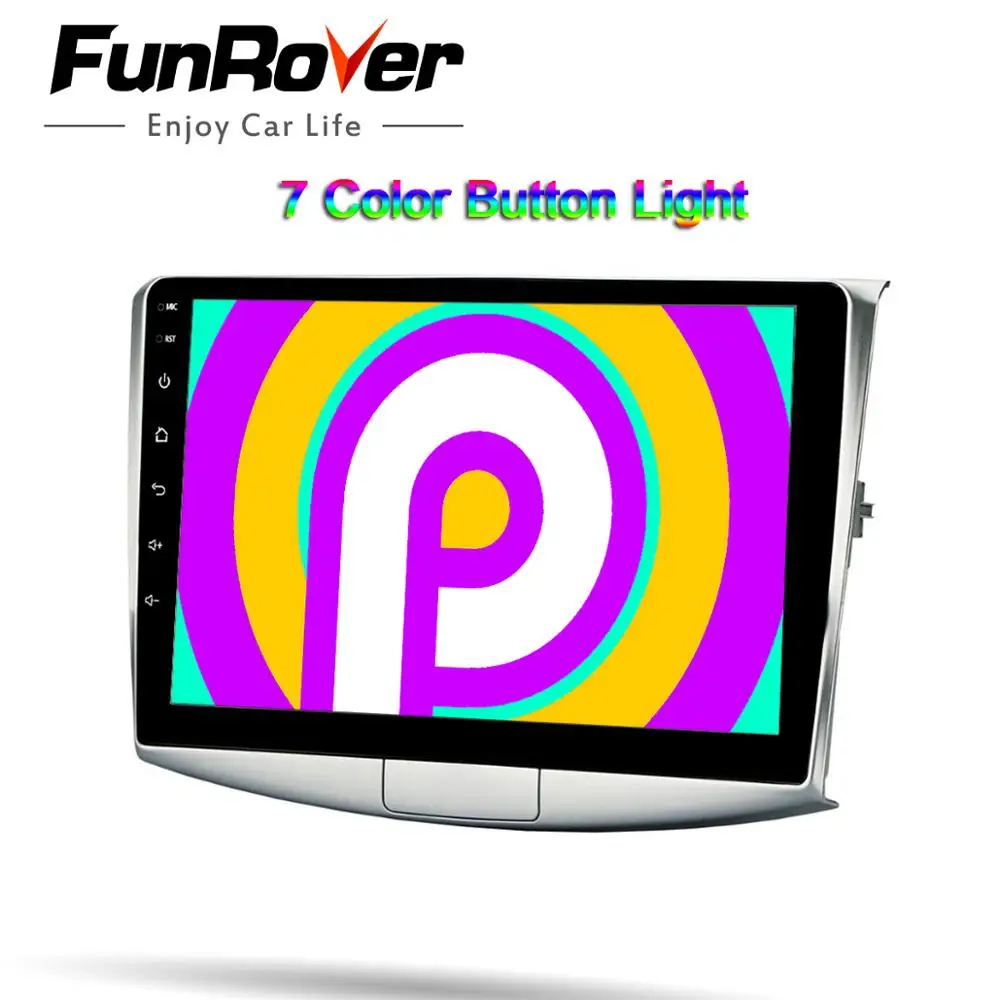 Funrover 2 din 2.5D+ ips Android 9,0 автомобильный dvd-плеер для Volkswagen Passat B6 B7 CC Magotan 2011- радио gps навигация RDS BT