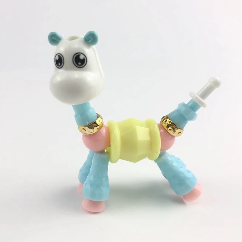 TOY025 Волшебный браслет в виде животного, классические игрушки, жираф, мышь, собака, кошка, модель, крутые браслеты для детей, игрушки, подарок на день рождения, вечерние Игрушки для девочек - Цвет: TOY025