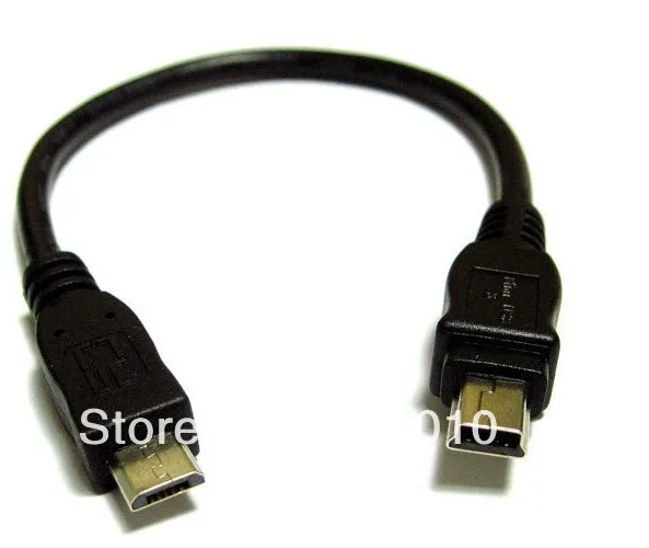 5 шт./партия --- Micro USB B 5pin 5p штекер Mini Мужской дата и зарядка короткий usb кабель 20 см |