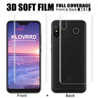 Передняя + задняя мягкая пленка для Xiaomi mi A2 Lite, защитная пленка на весь экран для Red mi 6 Pro 6A S2 Y2, силиконовая Гидрогелевая наклейка