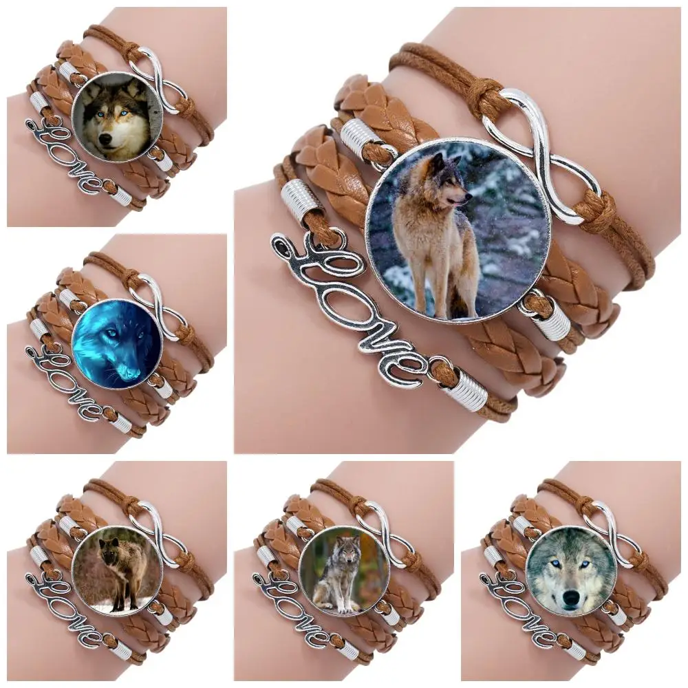 Синий Волк Глаза для мужчин женщин подарок вечеринки стеклянный кабошон