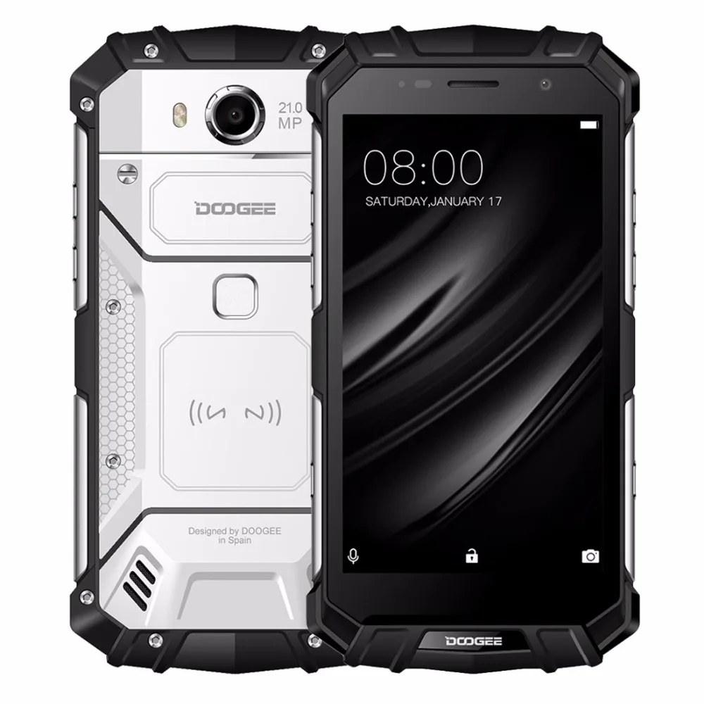 DOOGEE S60 смартфон с 5 2 дюймовым дисплеем восьмиядерным процессором ОЗУ 6 ГБ ПЗУ 64