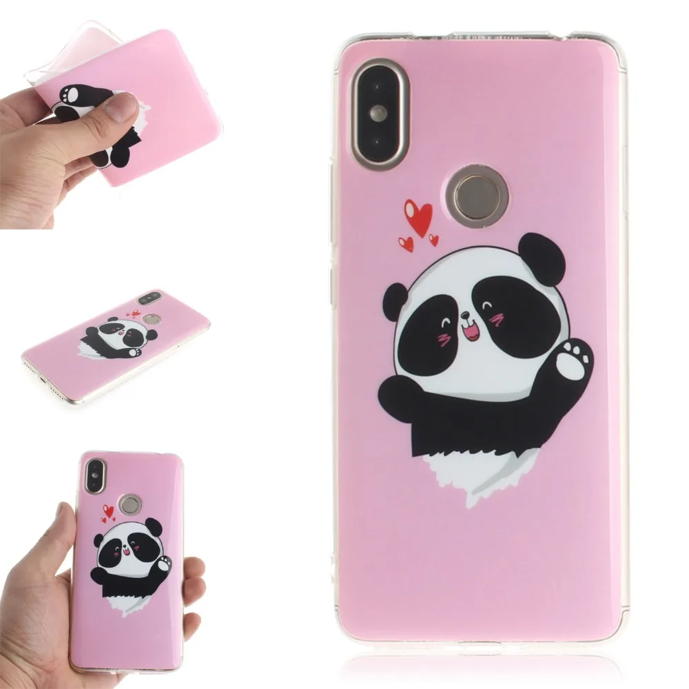 Nutbro Luxury Panda Cat Case For Funda Xiaomi Redmi S2 Y2 Mi A2 Lite 5.84 6A Pro Note 5 Cover Euti |