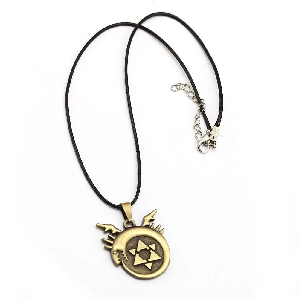 J Store New style Fullmetal Alchemist logo necklace bronze pendant charm chain for men women accessorie cosplay souvenir | Украшения и