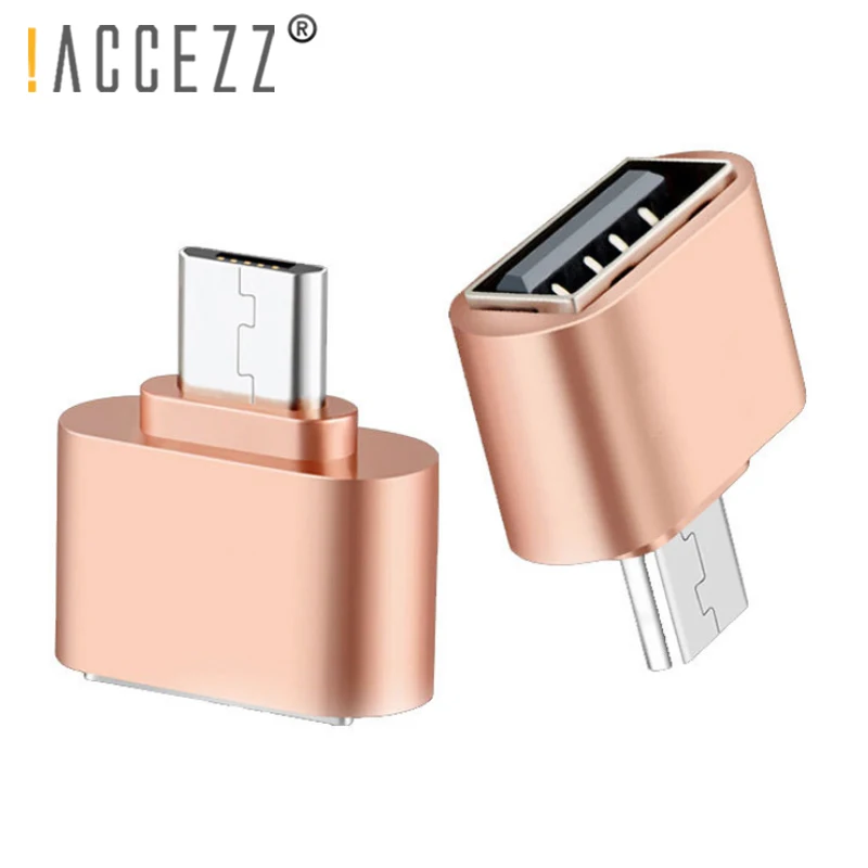 ! Адаптер ACCEZZ OTG Micro USB 2 0 коннектор для смартфонов Android Samsung Huawei LG мыши клавиатуры