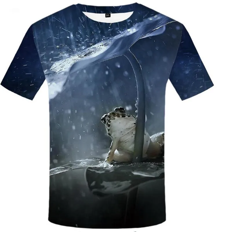 picture color Новинка Мужская 3D футболка банки пива печатных хип хоп Crewneck короткий рукав мужчины/женщины футболки топы Азиатский размер футболка 6xl - Color: picture color