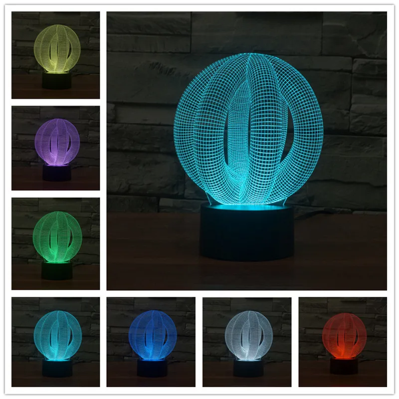 Внешняя торговля новый абстрактный красочный маленький ночной Светильник s