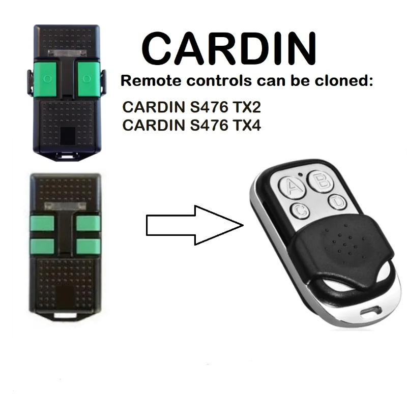 Новинка для CARDIN S476 TX2 совместим с оригинальным пультом дистанционного управления