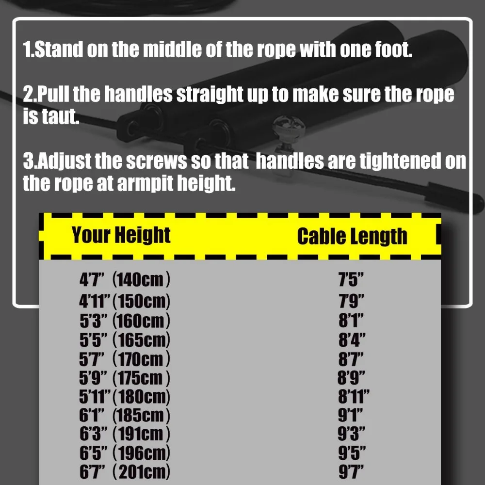 Скоростная Скакалка для фитнеса 3 м с сумкой | Спорт и развлечения