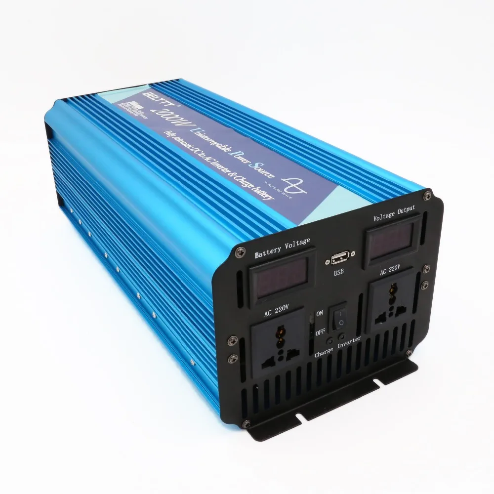 Сетевой инвертор 2000 Вт зарядное устройство с Заводской ценой 12В 220В|12v 220v 2000w|charger