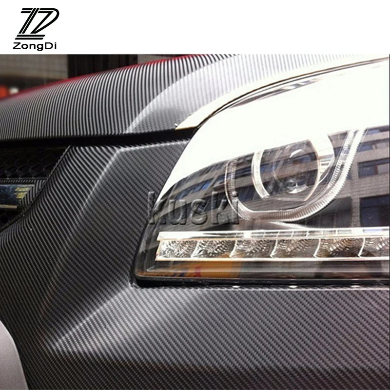 ZD 30X127cm автомобильный Стайлинг из углеродного волокна автомобильные наклейки для