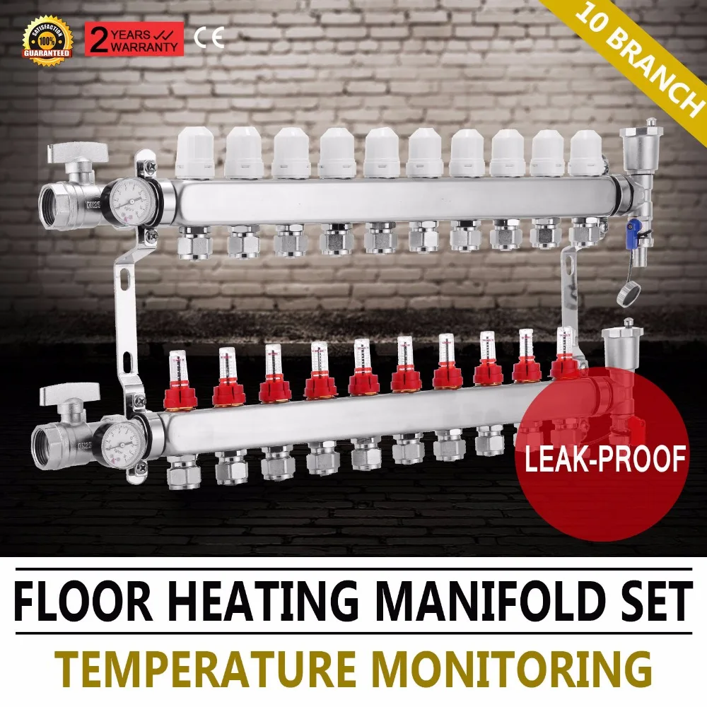 Высококачественное 10 ветровое устройство для обогрева пола из PEX половина