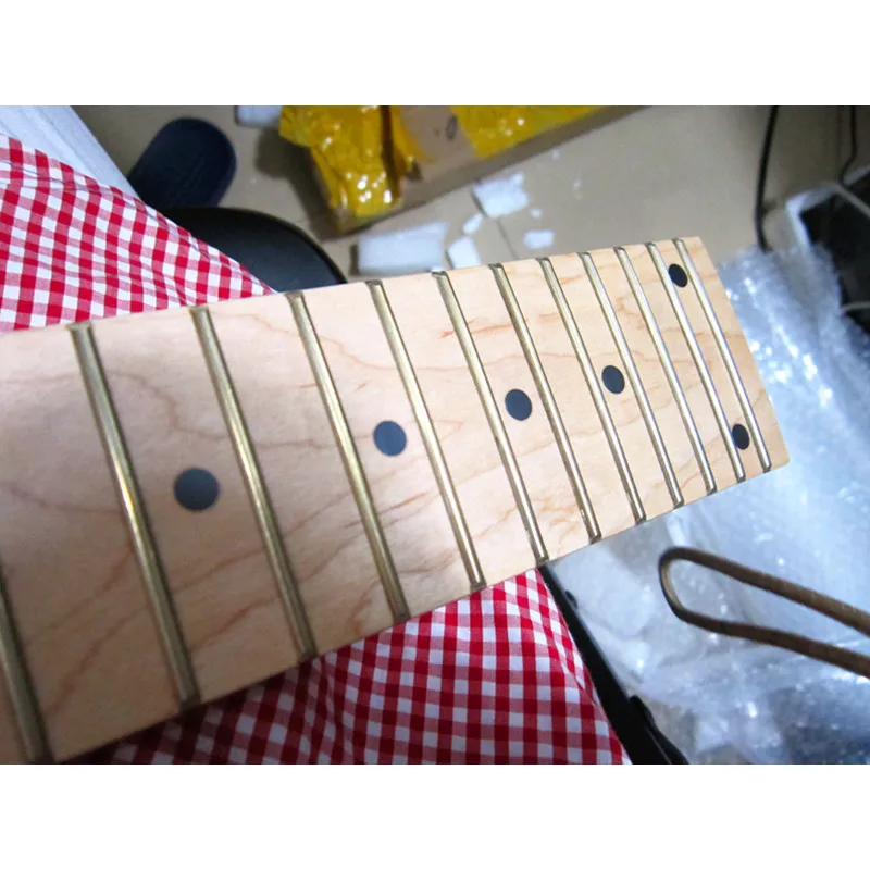 Disado 24 лада инкрустация точек Клен электрическая гитара Гриф клен гриф древесина