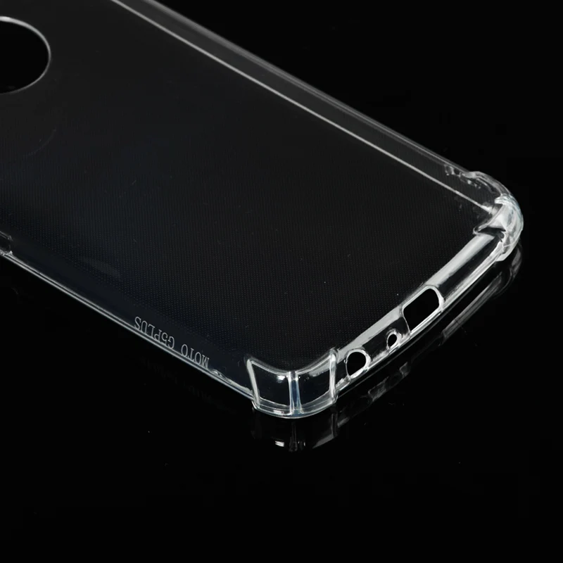 Luxur HD Прозрачный чехол для Motorola Motor G5 мягкий TPU двигателя Plus защита от пыли подушка