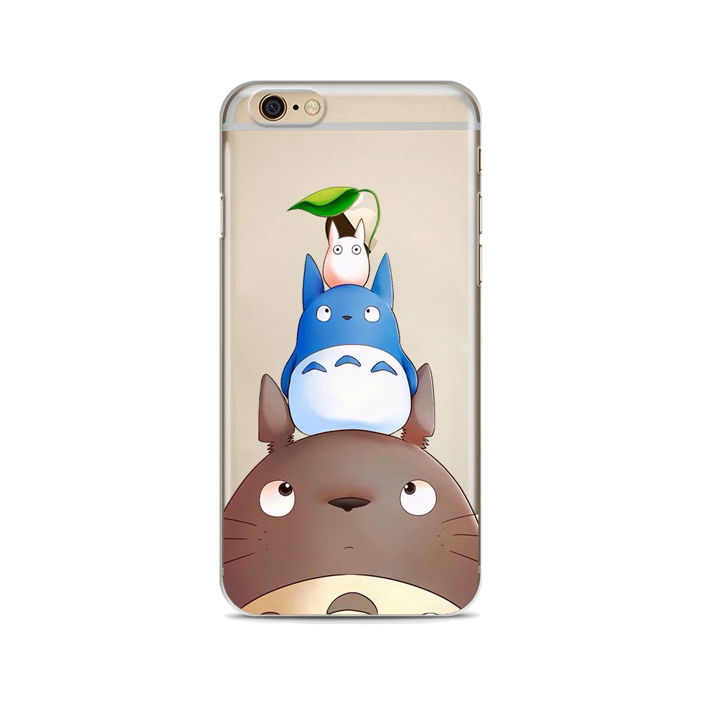 Case For iphone 5 5S SE 6S 7 8 Cute Totoro Soft Silicone TPU Phone Cover 7Plus 8Plus X XS Max XR |