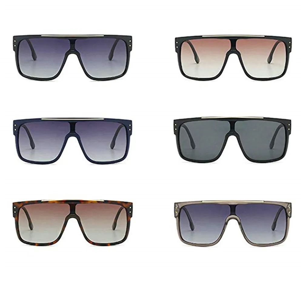 Солнцезащитные очки FML большие винтажные квадратные в прозрачной оправе с