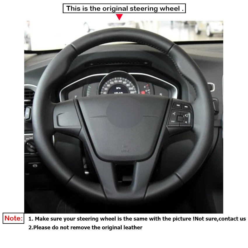 LQTENLEO черная замша DIY автомобиля Руль Обложка для Volvo V70 S80 2012- V40 S60 V60 2011- XC60 XC70 2012