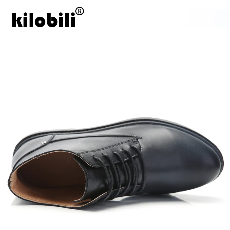 Kilobili/2018 г. Осенне-зимние женские ботильоны ботинки до середины икры из