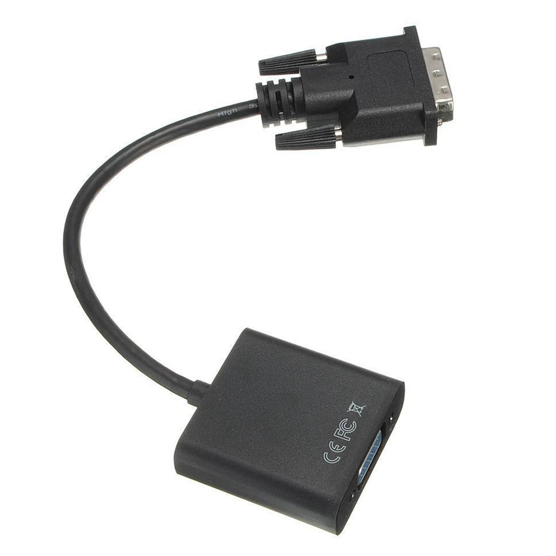 SCLS Pro DVI D 24 + 1 штырьковый кабель VGA 15 контактный гнездовой адаптер конвертер