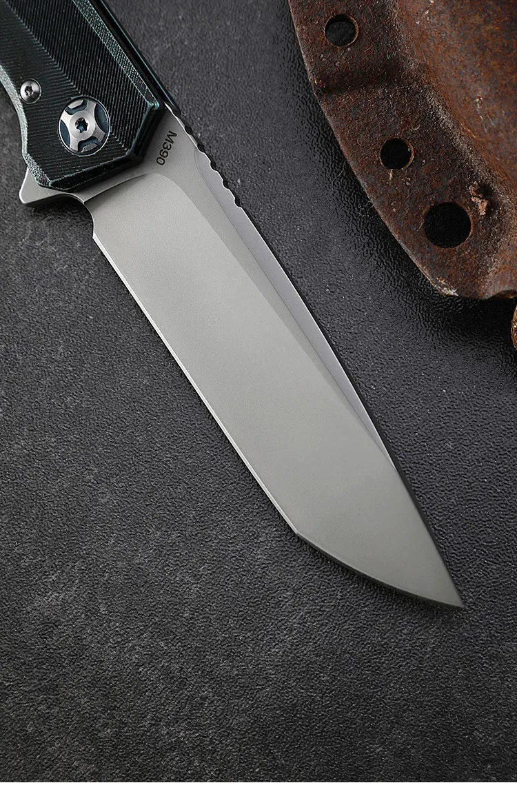 CH подлинный M390 карманный нож, подшипник из титанового сплава, складной, для кемпинга, рыбалки, самообороны, охотничьего инструмента, EDC