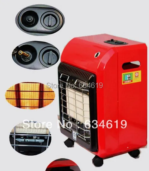 Ультратонкие инфракрасные бытовые газовые обогреватели переносной газовый