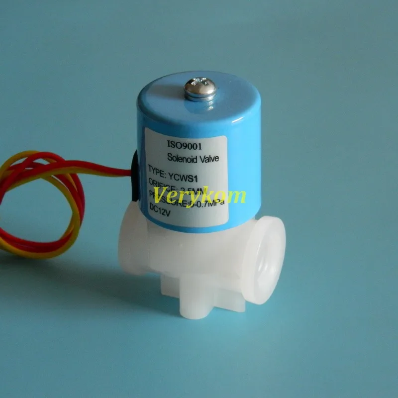 Бесплатная доставка 2 Way Пластик микро электромагнитный клапан диспенсер для