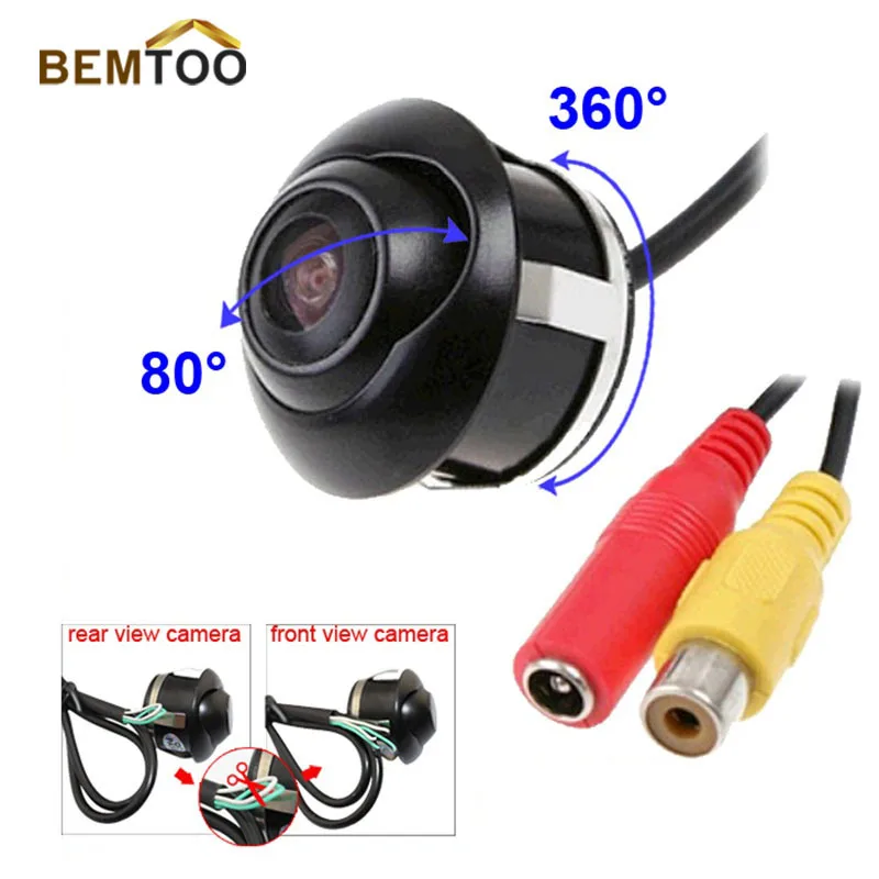 CCD Новые Автомобильная Камера Заднего вида Вид Спереди Двойной Переключатель