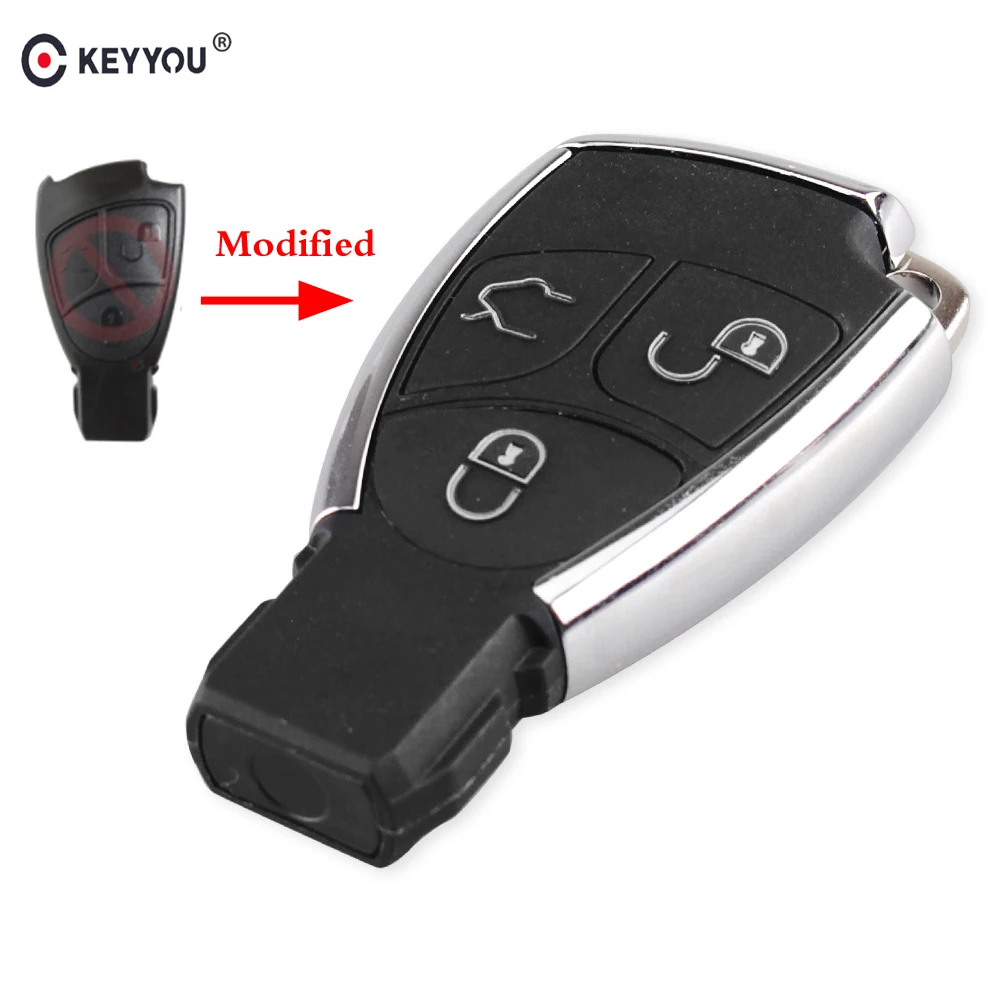 KEYYOU 3 кнопки модифицированный Автомобильный Дистанционный корпус умного ключа