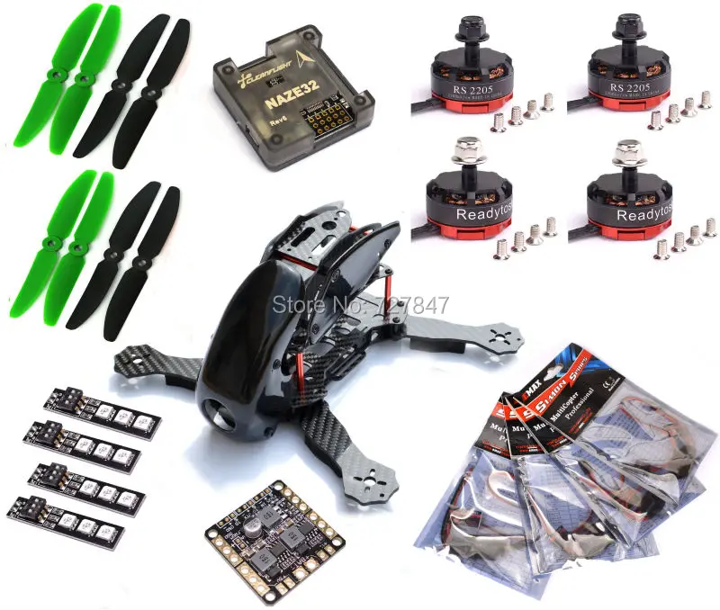 Квадрокоптер Robocat 270мм 270 мм контроллер Naze32 Rev6 RS2205 2300KV 2205 двигатель 12A ESC Littlebee 5030