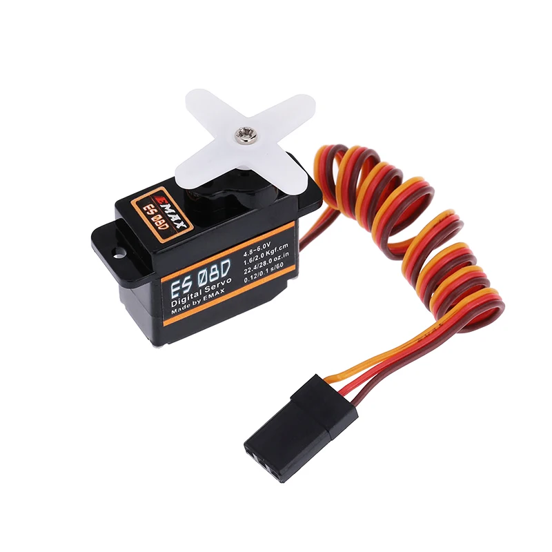 FATJAY EMAX ES08D II 8,5g Мини цифровой сервопривод для радиоуправляемой модели