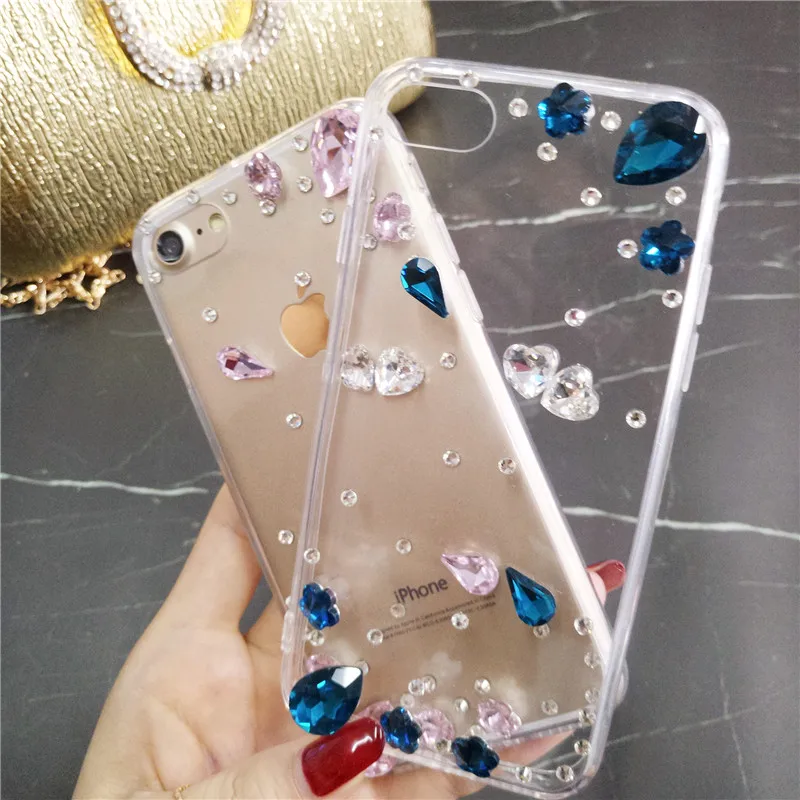 Чехол SMYiss для Iphone 6 с блестящими кристаллами стразами бриллиантами цветами