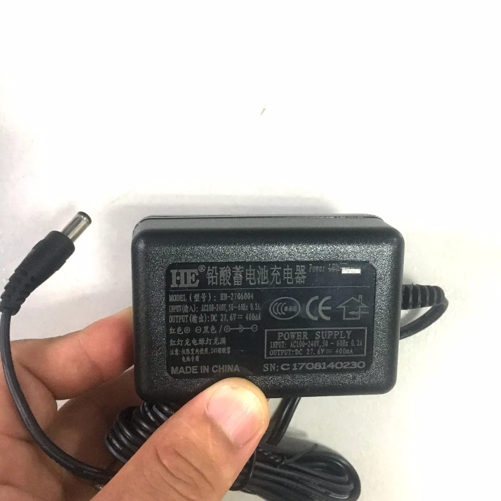 Он dc27,6v 400mA agm гелевая свинцово-кислотная батарея зарядное устройство 24 v умное зарядное устройство для e-скутер электрический скутер батарея 24 V 1.2AH-12AH